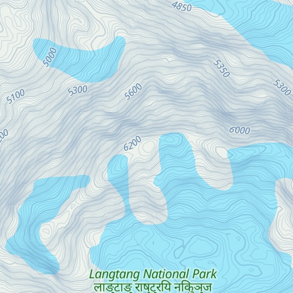 Map of Langshisa Ri