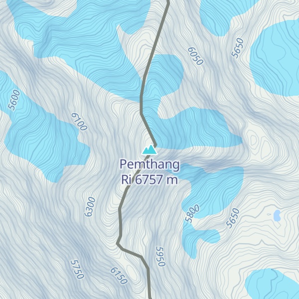 Map of Pemthang Ri