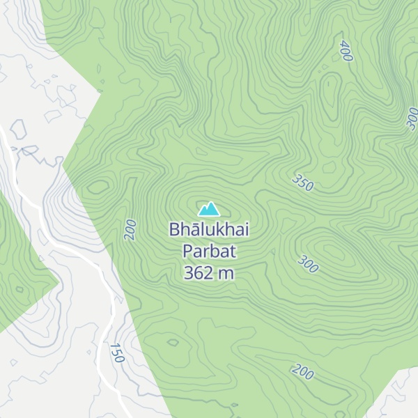 Map of Bhālukhai Parbat