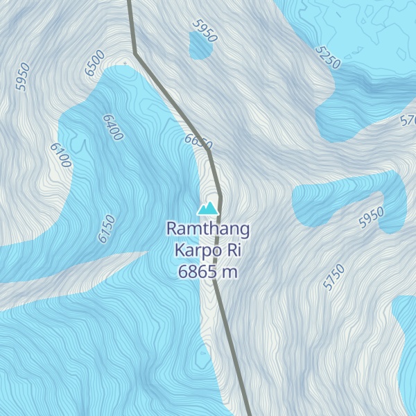 Map of Ramthang Karpo Ri