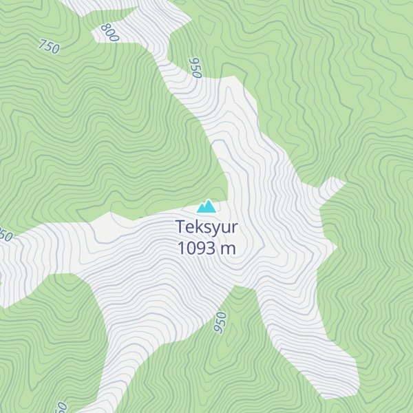 Map of Teksyur