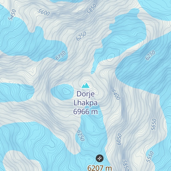Map of Dorje Lhakpa