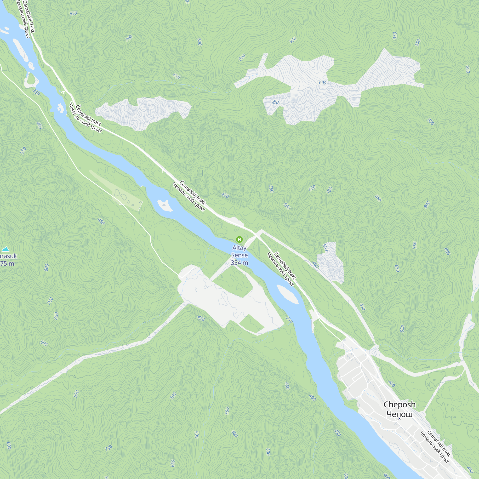 Altay Sense map