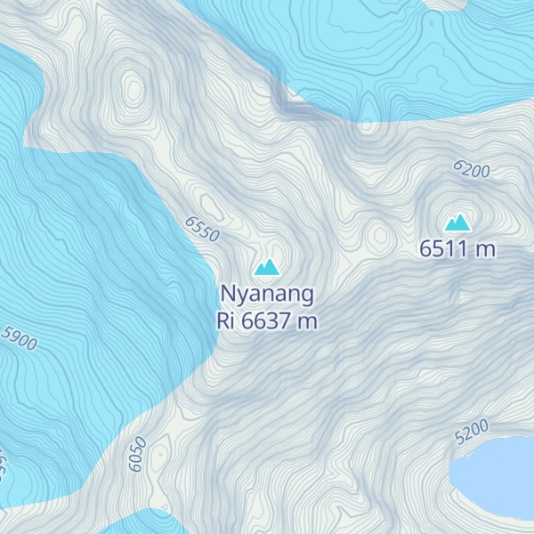 Map of Nyanang Ri