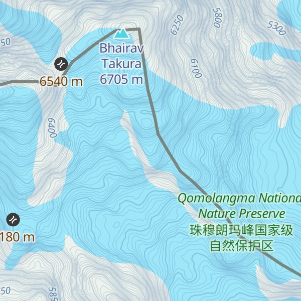 Map of Gumba Chuli