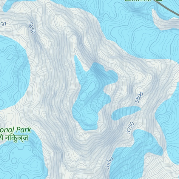 Map of Madiya Peak