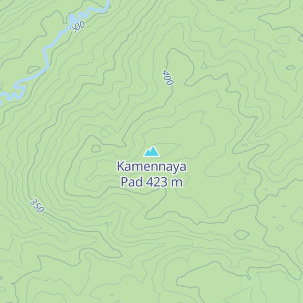 Map of Kamennaya Pad