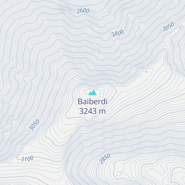 Map of Baiberdi