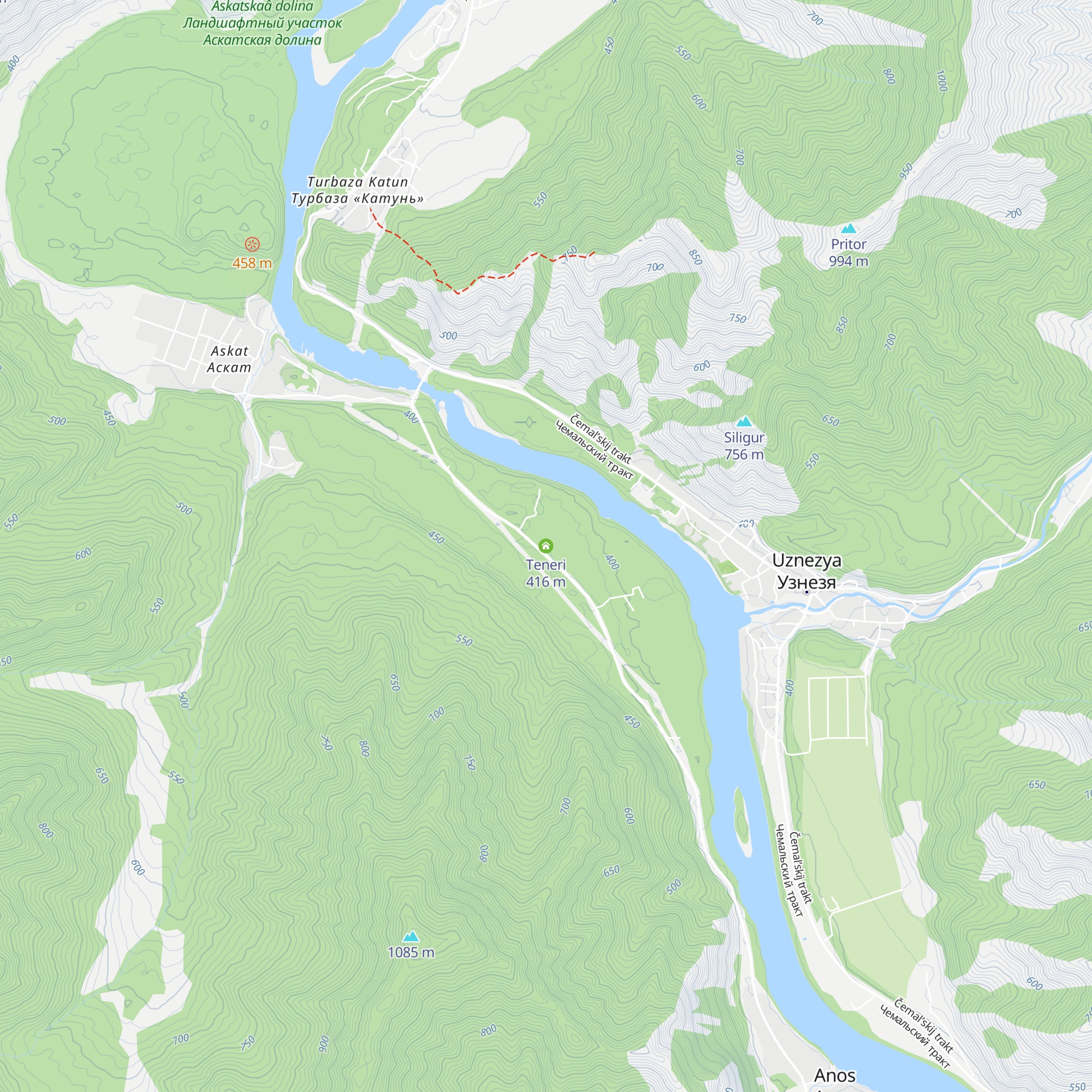 Teneri map