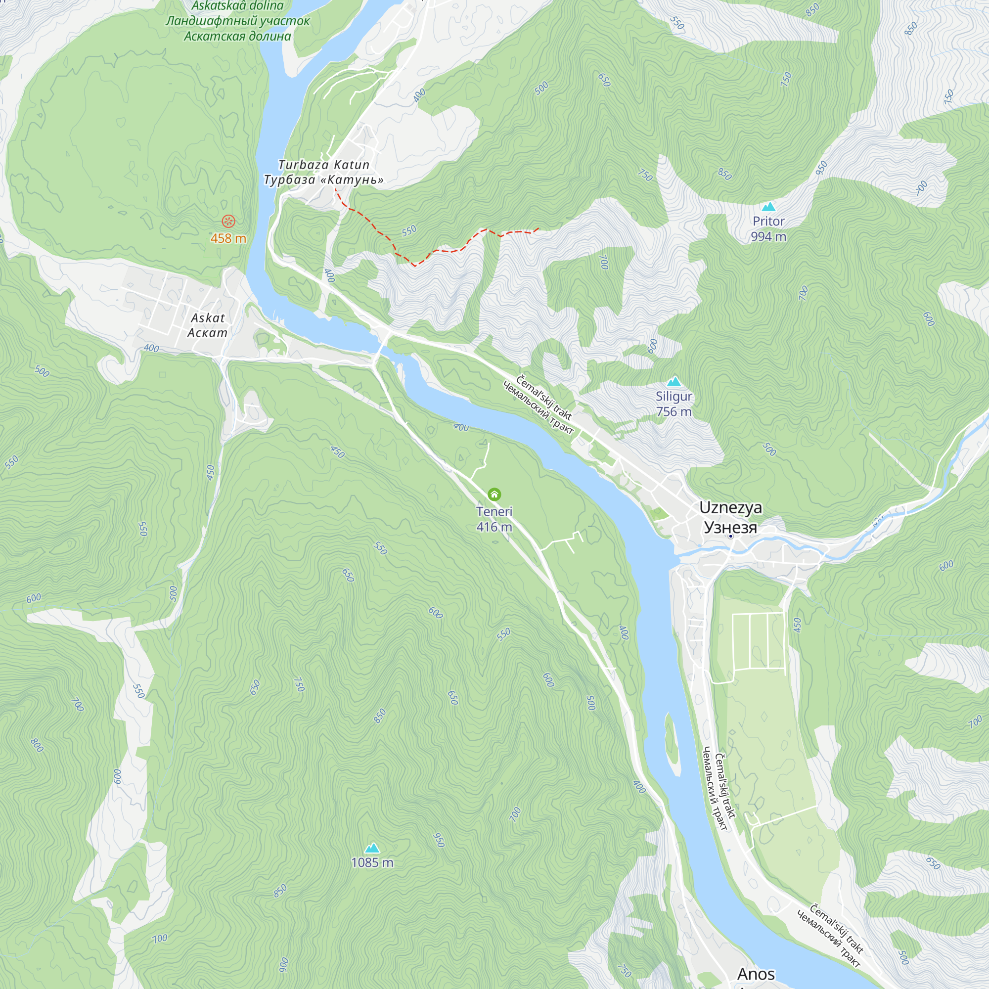 Teneri map