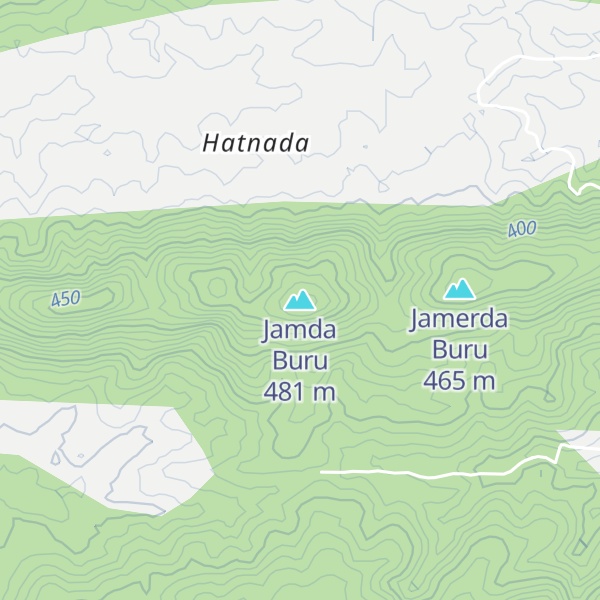 Map of Jamda Buru