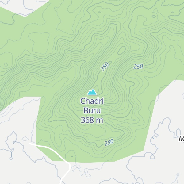Map of Chadri Buru