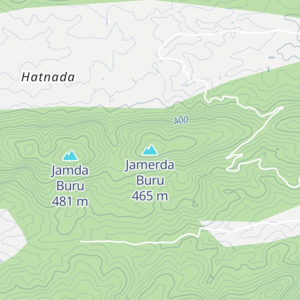 Map of Jamerda Buru