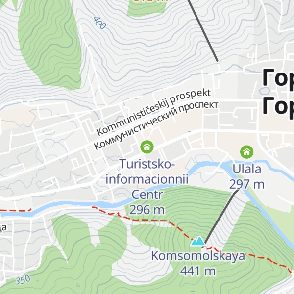 Map of Turistsko-informacionnii Centr