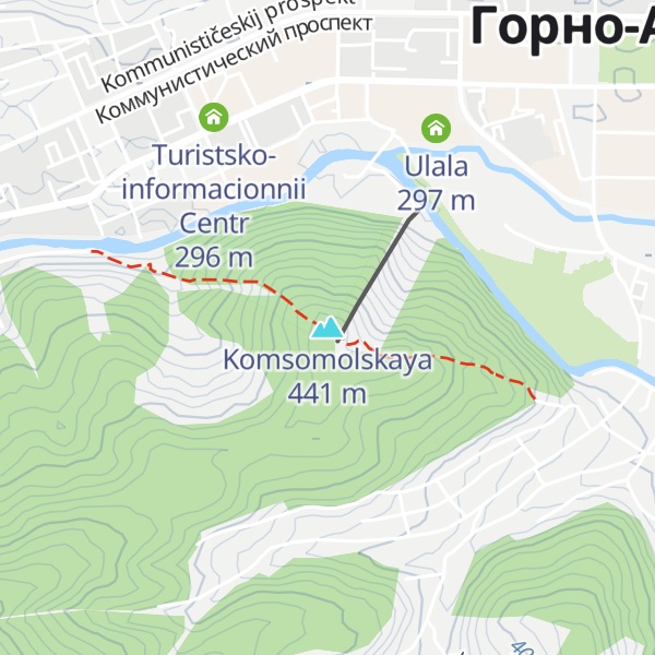 Map of Komsomolskaya