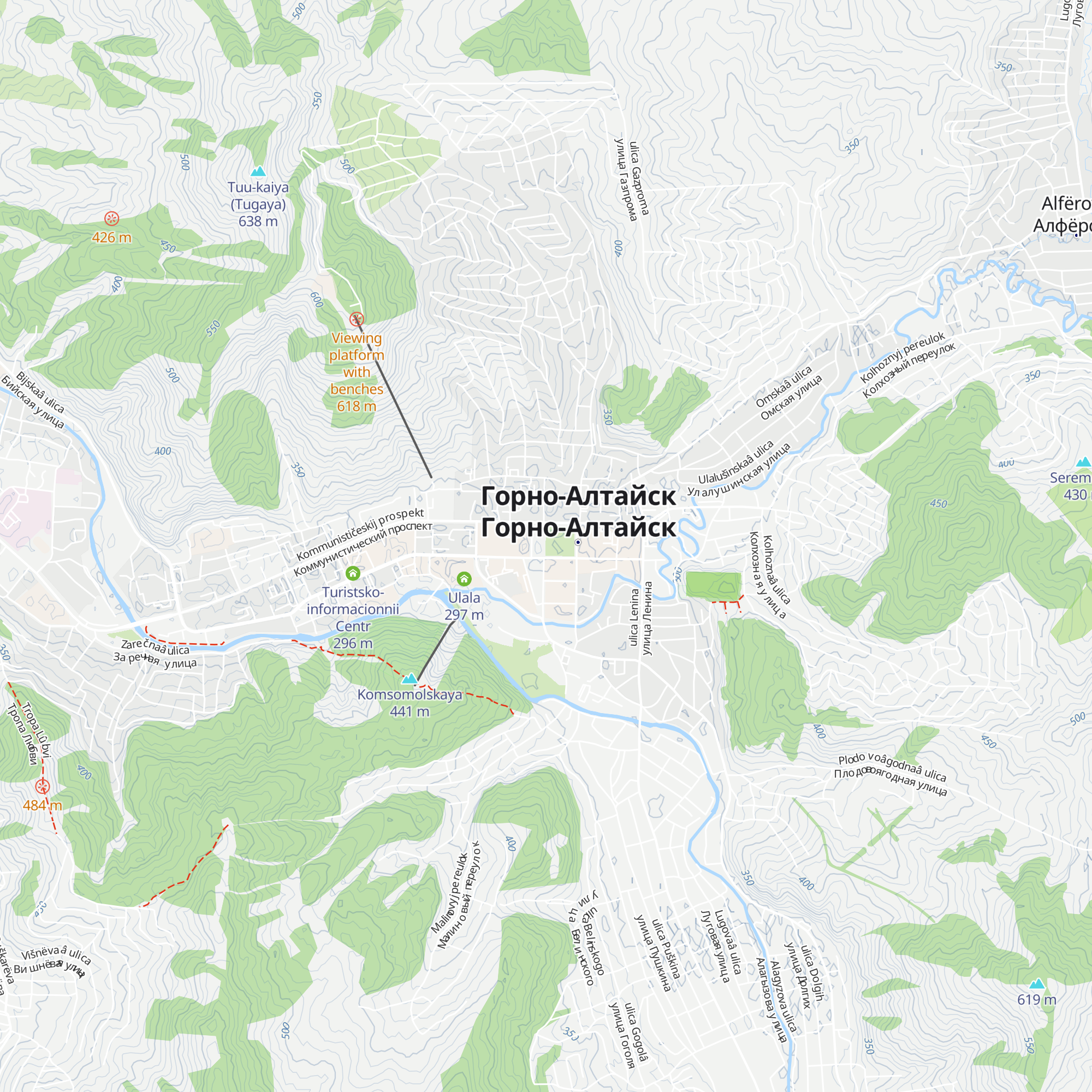 Vizit-centr G. Gorno-altaiska map