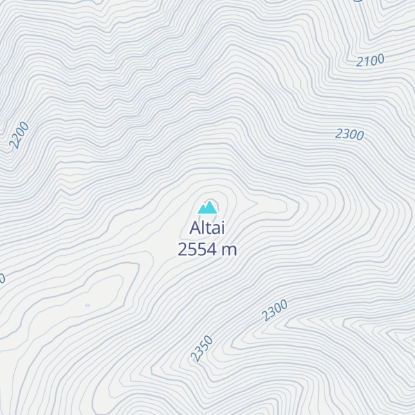 Map of Altai