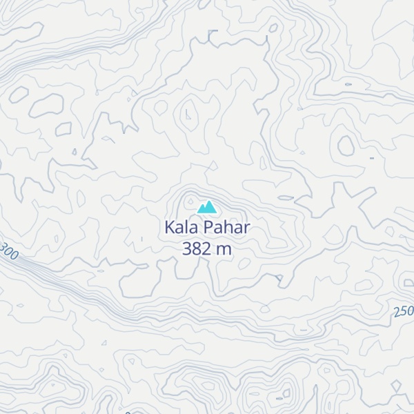 Map of Kala Pahar