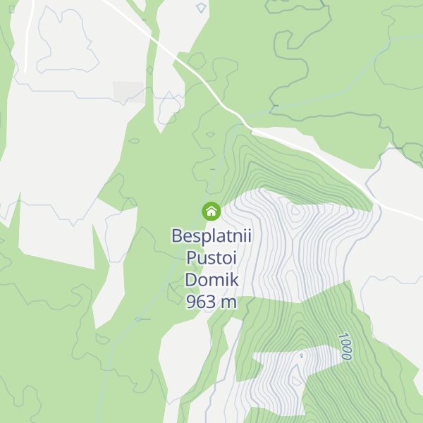 Map of Besplatnii Pustoi Domik