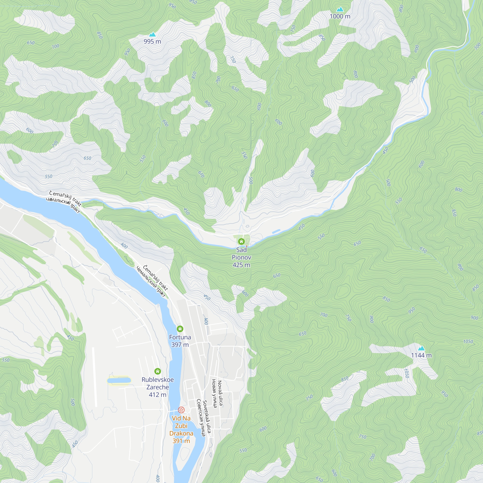 Sad Pionov map