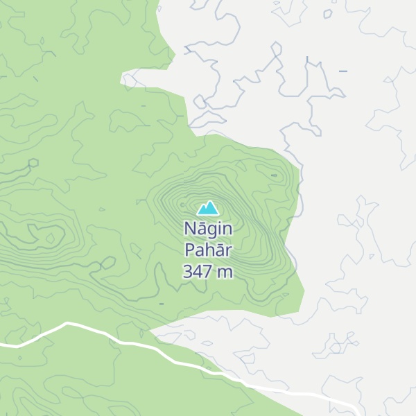 Map of Nāgin Pahār