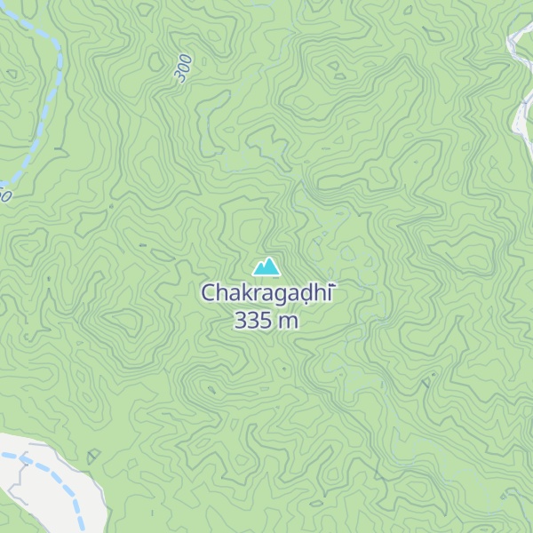Map of Chakragaḍhi̇̄