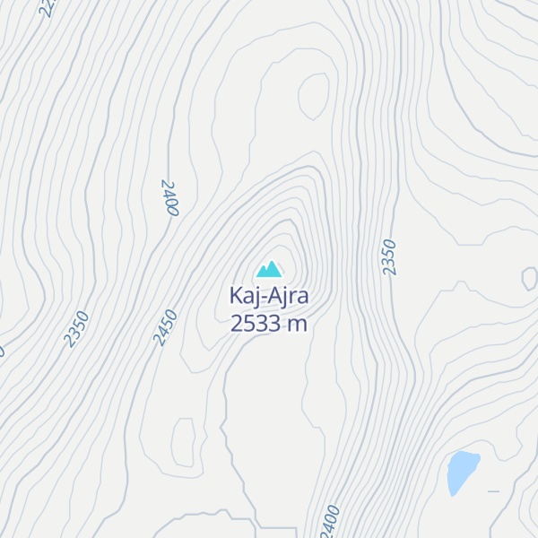 Map of Kaj-Ajra