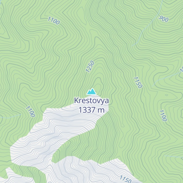 Map of Krestovya