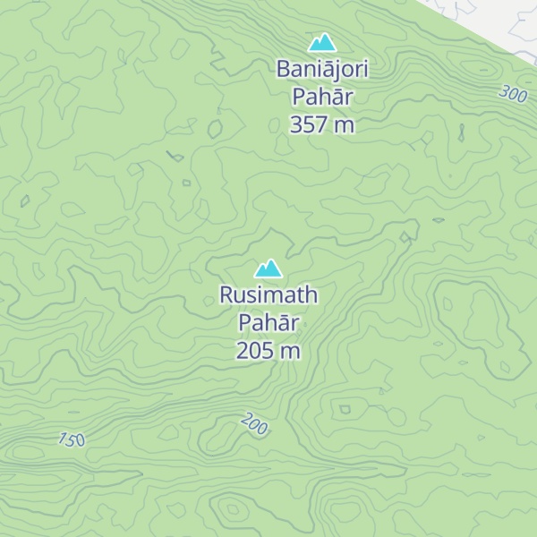 Map of Rusimath Pahār