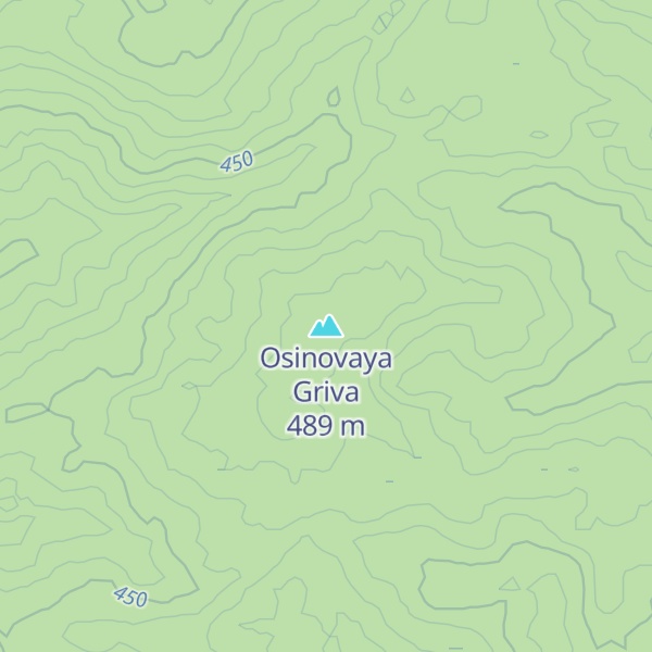 Map of Osinovaya Griva