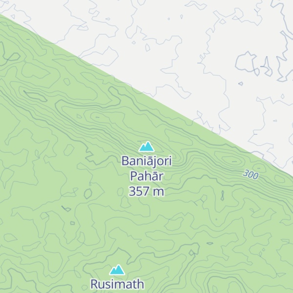 Map of Baniājori Pahār