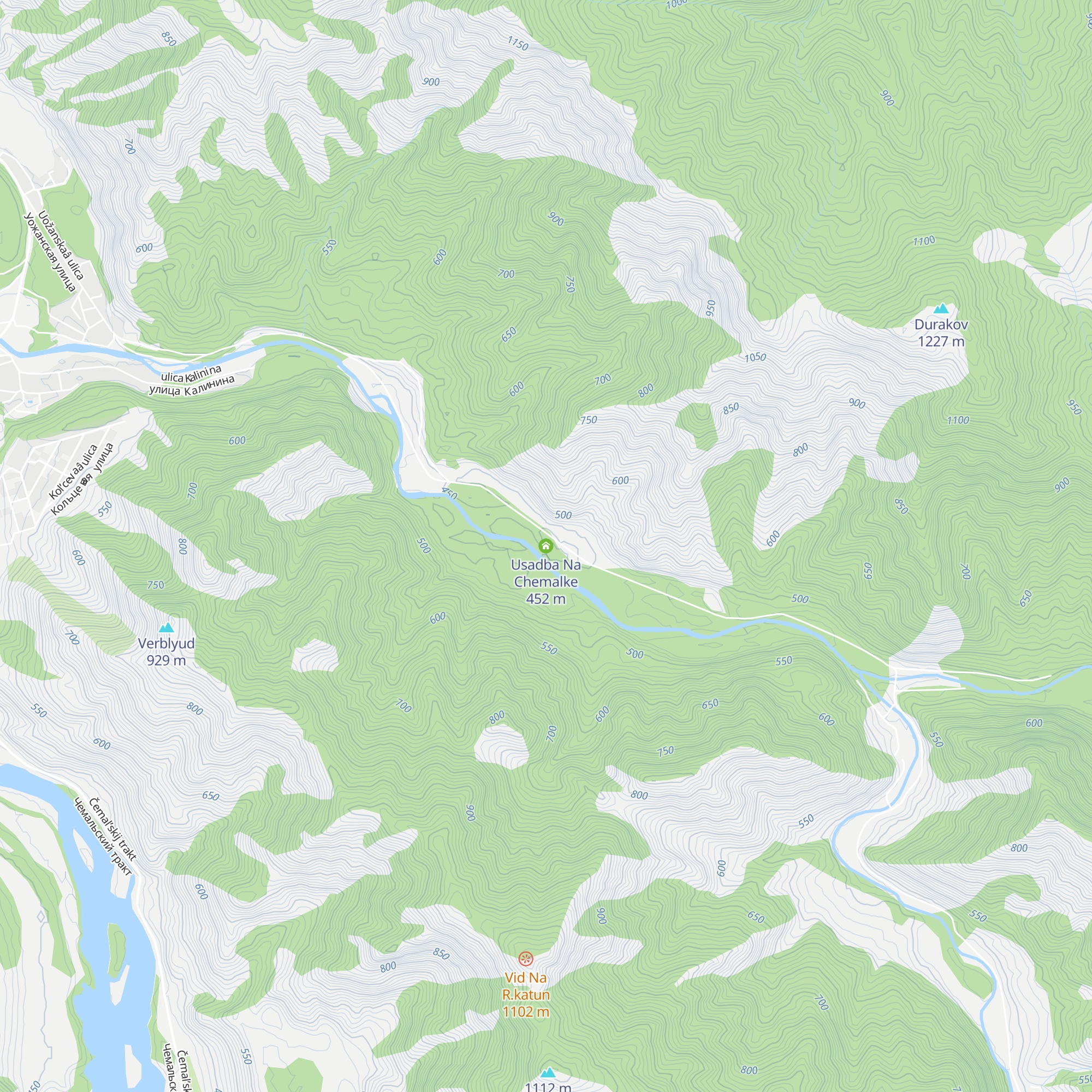 Usadba Na Chemalke map