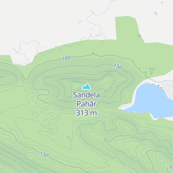 Map of Sandela Pahār