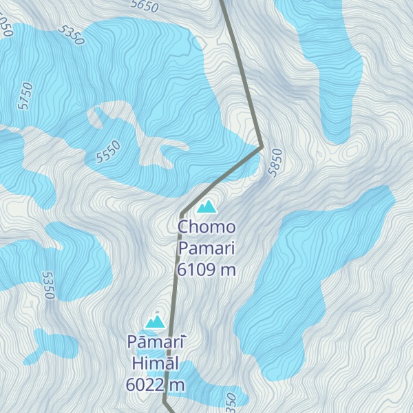 Map of Chomo Pamari