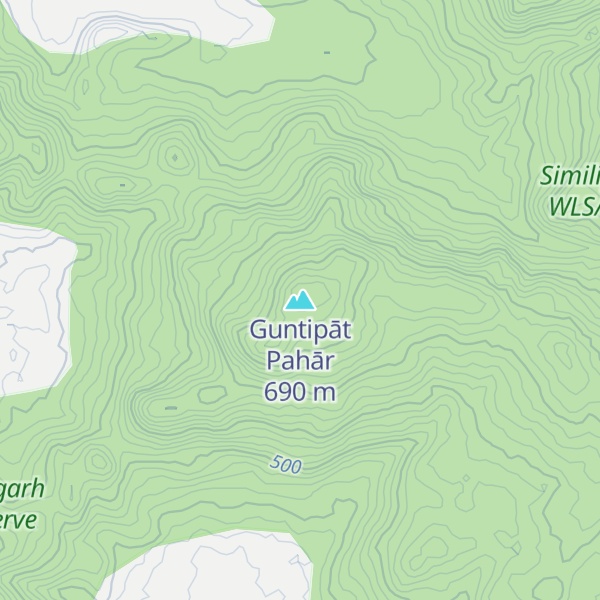 Map of Guntipāt Pahār