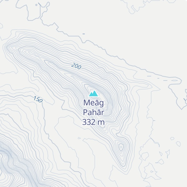 Map of Meāg Pahār