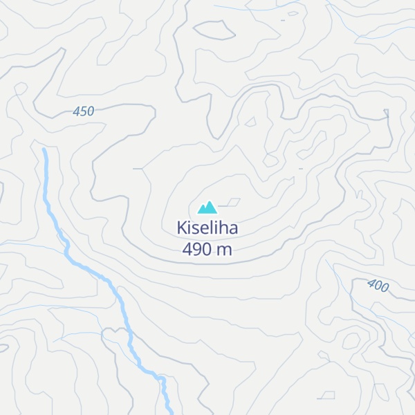 Map of Kiseliha