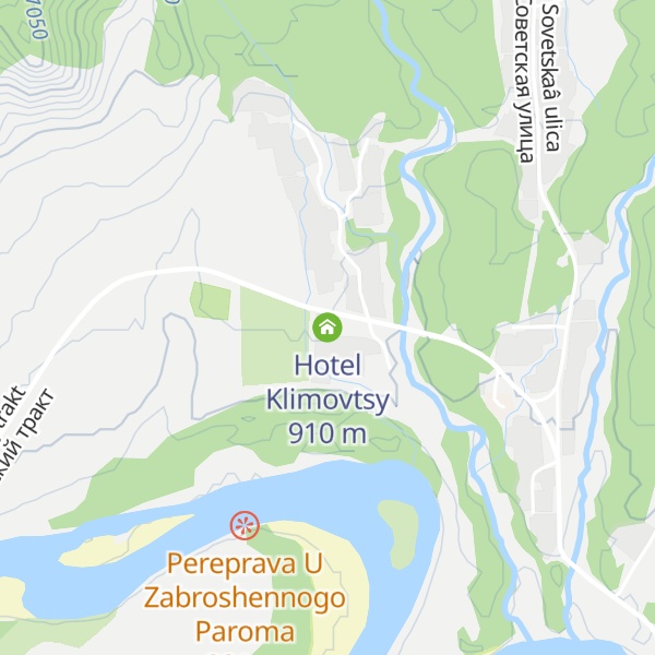 Map of Hotel Klimovtsy