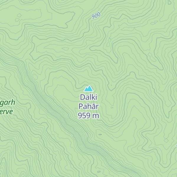 Map of Dalki Pahār