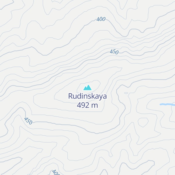 Map of Rudinskaya