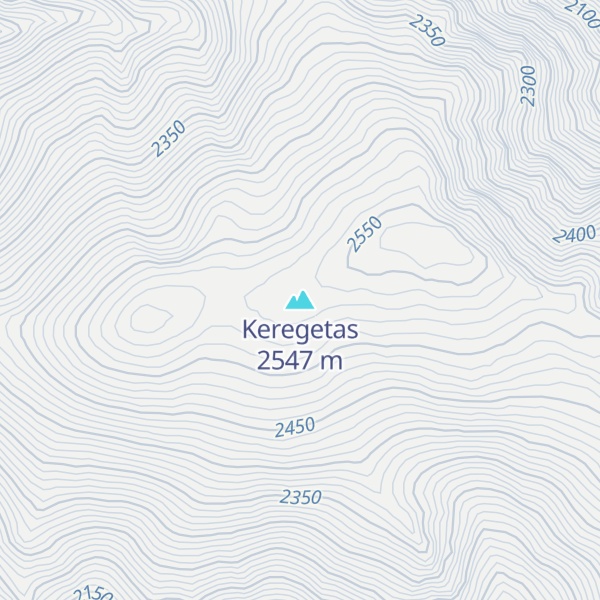 Map of Keregetas