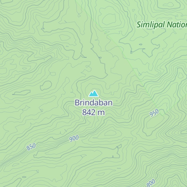 Map of Brindaban