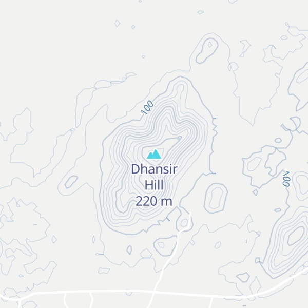 Map of Dhansir Hill