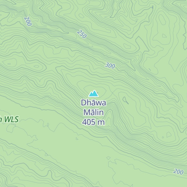 Map of Dhāwa Mālin