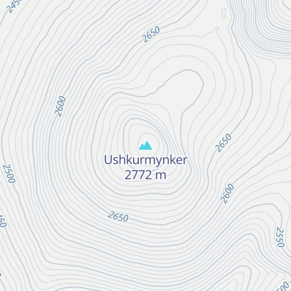 Map of Ushkurmynker