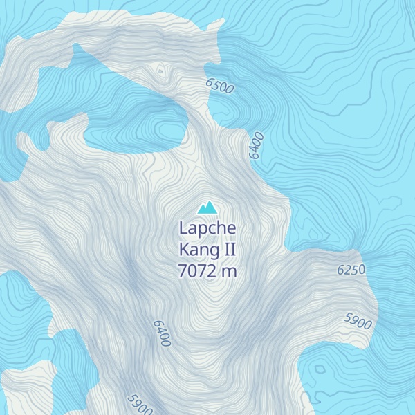Map of Lapche Kang II