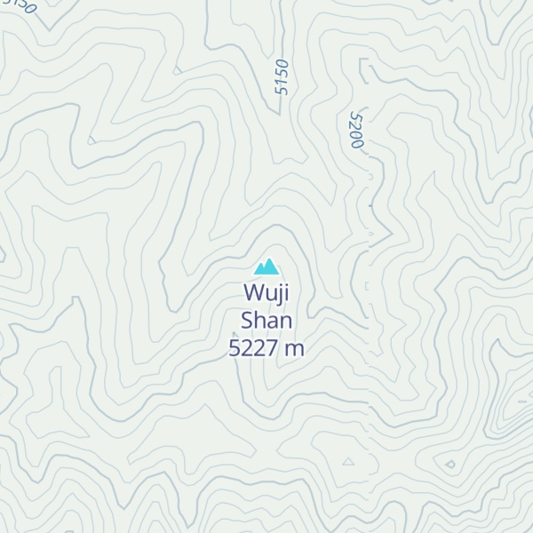 Map of Wuji Shan
