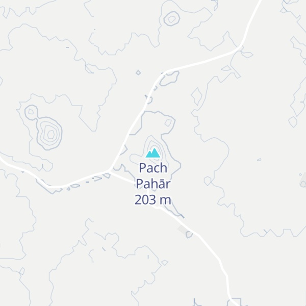 Map of Pach Pahār