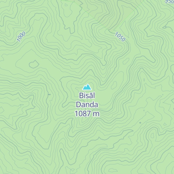 Map of Bisāl Danda