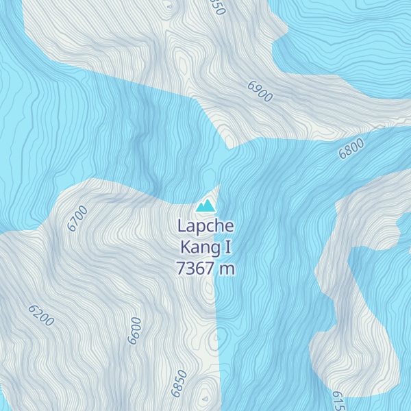 Map of Lapche Kang I